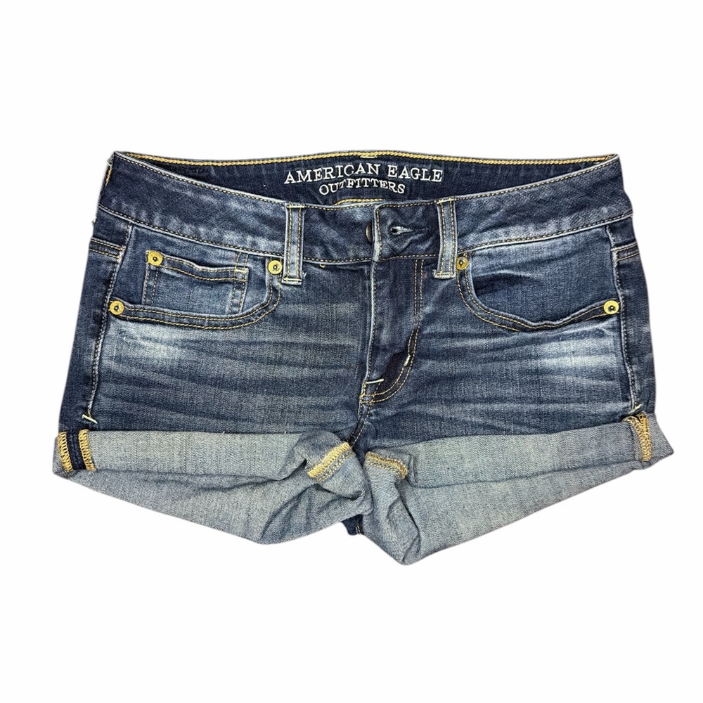American Eagle Outfitters Women’s Shorts Size 2 Blue Denim